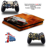 WRC 8 PS4 SLIM *TEXTURED VINYL ! *PROTECTIVE SKINS DECALS WRAP