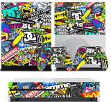 STICKERBOMB XBOX ONE S (SLIM) *TEXTURED VINYL ! * PROTECTIVE SKIN DECAL WRAP
