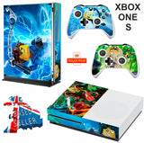 LEGO NINJAGO MOVIE XBOX ONE S (SLIM) *TEXTURED VINYL ! * PROTECTIVE SKIN DECAL WRAP
