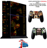 WALKING DEAD 2 PS4 *TEXTURED VINYL ! * PROTECTIVE SKINS DECAL WRAP STICKERS