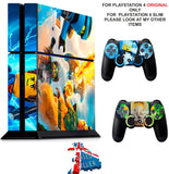 LEGO NINJAGO PS4 *TEXTURED VINYL ! * PROTECTIVE SKINS DECAL WRAP STICKERS