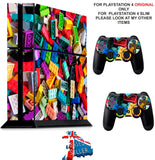 LEGO PS4 *TEXTURED VINYL ! * PROTECTIVE SKINS DECAL WRAP STICKERS