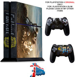 FALLOUT 76 PS4 *TEXTURED VINYL ! * PROTECTIVE SKINS DECAL WRAP STICKERS