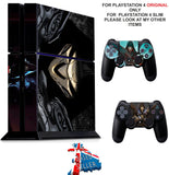 OVERWATCH REAPER PS4 *TEXTURED VINYL ! * PROTECTIVE SKINS DECAL WRAP STICKERS