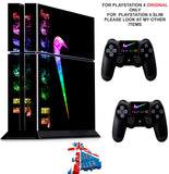 NIKE TICK BRIGHT PS4 *TEXTURED VINYL ! * PROTECTIVE SKINS DECAL WRAP STICKERS