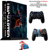 UNCHARTED THE LOST LEGACY PS4 *TEXTURED VINYL ! * PROTECTIVE SKINS DECAL WRAP STICKERS