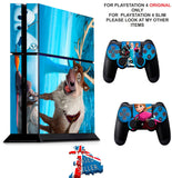 FROZEN PS4 *TEXTURED VINYL ! * PROTECTIVE SKINS DECAL WRAP STICKERS
