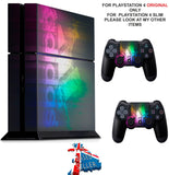 ADIDAS MULTI COLOUR STRIPE PS4 *TEXTURED VINYL ! * PROTECTIVE SKINS DECAL WRAP STICKERS