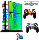 SIMS 4 PS4 *TEXTURED VINYL ! * PROTECTIVE SKINS DECAL WRAP STICKERS