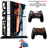 PROJECT CARS 2 PS4 *TEXTURED VINYL ! * PROTECTIVE SKINS DECAL WRAP STICKERS