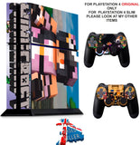 MINECRAFT APHMAU PS4 *TEXTURED VINYL ! * PROTECTIVE SKINS DECAL WRAP STICKERS