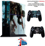 CALL OF DUTY WWII V2 PS4 *TEXTURED VINYL ! * PROTECTIVE SKINS DECAL WRAP STICKERS