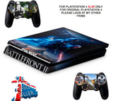 BATTLEFRONT 2 STAR WARS PS4 SLIM *TEXTURED VINYL ! *PROTECTIVE SKINS DECALS WRAP
