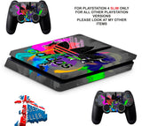 ADIDAS COMBI PS4 SLIM *TEXTURED VINYL ! *PROTECTIVE SKINS DECALS WRAP