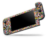 STICKERBOMB NINTENDO SWITCH **TEXTURED VINYL ! *  SKINS DECALS WRAP