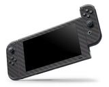 BLACK CARBON EFFECT NINTENDO SWITCH **TEXTURED VINYL ! *  SKINS DECALS WRAP
