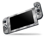 GRAY CAMO NINTENDO SWITCH **TEXTURED VINYL ! *  SKINS DECALS WRAP