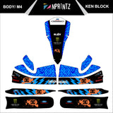M4 KEN BLOCK FULL KART STICKER KIT