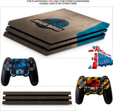 JURASSIC PARK PS4 PRO SKINS DECALS (PS4 PRO VERSION) TEXTURED VINYL