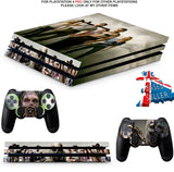 WALKING DEAD PS4 PRO SKINS DECALS (PS4 PRO VERSION) TEXTURED VINYL