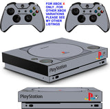 XBOX PS1 ! XBOX ONE X *TEXTURED VINYL ! * PROTECTIVE SKINS DECALS STICKERS