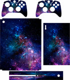 NEBULA GALAXY XBOX ONE S (SLIM) *TEXTURED VINYL ! * PROTECTIVE SKIN DECAL WRAP