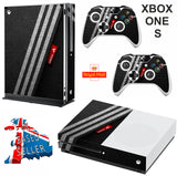 ADIDAS TEXTURE XBOX ONE S (SLIM) *TEXTURED VINYL ! * PROTECTIVE SKIN DECAL WRAP