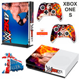 WWE 2K17 XBOX ONE S (SLIM) *TEXTURED VINYL ! * PROTECTIVE SKIN DECAL WRAP