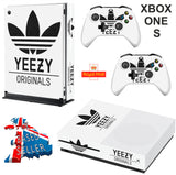 ADIDAS YEEZY XBOX ONE S (SLIM) *TEXTURED VINYL ! * PROTECTIVE SKIN DECAL WRAP
