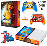 EMOJI MOVIE XBOX ONE S (SLIM) *TEXTURED VINYL ! * PROTECTIVE SKIN DECAL WRAP