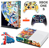 POKEMON XBOX ONE S (SLIM) *TEXTURED VINYL ! * PROTECTIVE SKIN DECAL WRAP