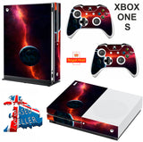 SPACE 8 XBOX ONE S (SLIM) *TEXTURED VINYL ! * PROTECTIVE SKIN DECAL WRAP