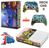 FORTNITE BATTLE ROYALE XBOX ONE S (SLIM) *TEXTURED VINYL ! * PROTECTIVE SKIN DECAL WRAP