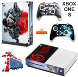 GEARS 5 XBOX ONE S (SLIM) *TEXTURED VINYL ! * PROTECTIVE SKIN DECAL WRAP