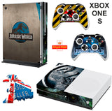JURASSIC PARK XBOX ONE S (SLIM) *TEXTURED VINYL ! * PROTECTIVE SKIN DECAL WRAP