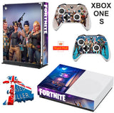 FORTNITE XBOX ONE S (SLIM) *TEXTURED VINYL ! * PROTECTIVE SKIN DECAL WRAP
