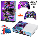 FORTNITE SEASON 6 XBOX ONE S (SLIM) *TEXTURED VINYL ! * PROTECTIVE SKIN DECAL WRAP