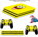 SPONGEBOB PS4 PRO SKINS DECALS (PS4 PRO VERSION) TEXTURED VINYL