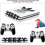 ADIDAS YEEZY PS4 PRO SKINS DECALS (PS4 PRO VERSION) TEXTURED VINYL