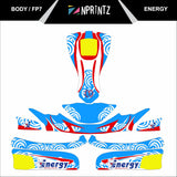 FP7  ENERGY FULL KART STICKER KIT