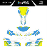 FP7 THE ONE FULL KART STICKER KIT