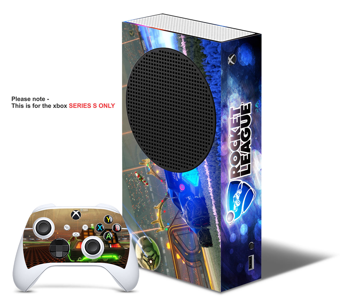 ROCKET LEAGUE Xbox SERIES S TEXTURED VINYL SKINS DECALS