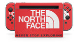 NORTH FACE NINTENDO SWITCH **TEXTURED VINYL ! *  SKINS DECALS WRAP