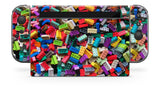 LEGO BRICKS NINTENDO SWITCH **TEXTURED VINYL ! *  SKINS DECALS WRAP