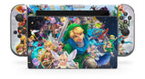 HYRULE WARRIORS NINTENDO SWITCH **TEXTURED VINYL ! *  SKINS DECALS WRAP