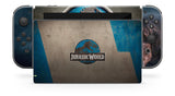 JURASSIC PARK NINTENDO SWITCH **TEXTURED VINYL ! *  SKINS DECALS WRAP