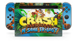 CRASH BANDICOOT N-SANE TRILOGY NINTENDO SWITCH **TEXTURED VINYL ! *  SKINS DECALS WRAP