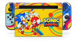 SONIC MANIA NINTENDO SWITCH **TEXTURED VINYL ! *  SKINS DECALS WRAP