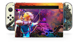 THE LEGEND OF ZELDA NINTENDO SWITCH **TEXTURED VINYL ! *  SKINS DECALS WRAP