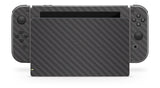 BLACK CARBON EFFECT NINTENDO SWITCH **TEXTURED VINYL ! *  SKINS DECALS WRAP